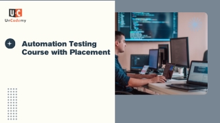 Automation Testing Course with Placement