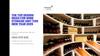 The Top Design Ideas for Wine Storage Unit this New Year 2025