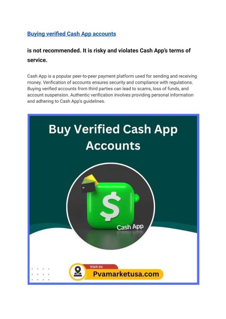 buying verified cash app accounts