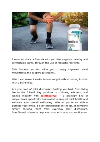 i want to share a formula with you that supports