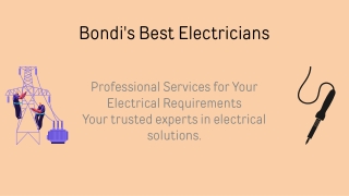 Bondi Best Electricians