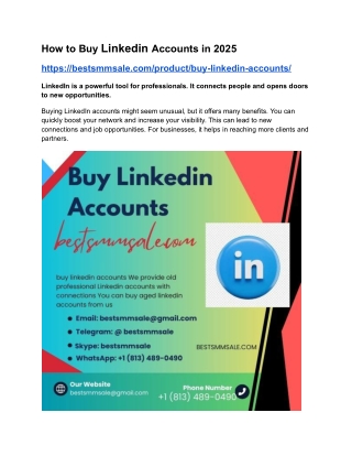 how to buy linkedin accounts in 2025 https