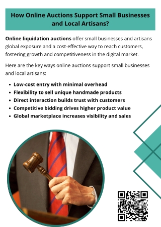 how online auctions support small businesses
