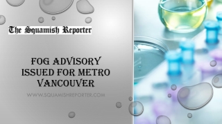 Fog Advisory Issued for Metro Vancouver  - www.squamishreporter.com