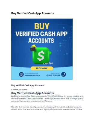 How To Buy Verified Cashapp Accounts in This year