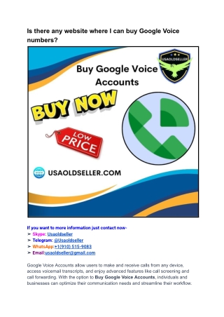 is there any website where i can buy google voice