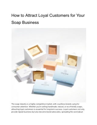 how to attract loyal customers for your