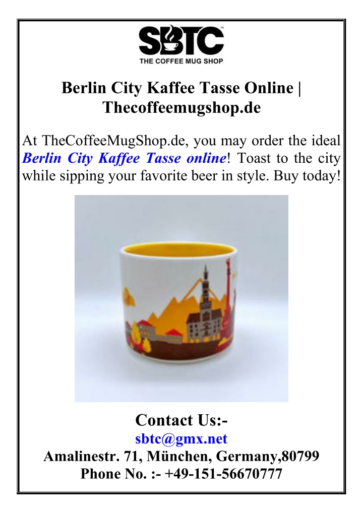 berlin city kaffee tasse online thecoffeemugshop