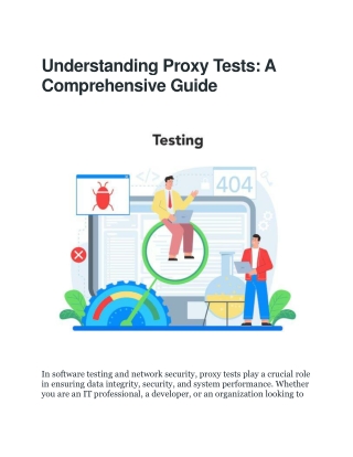 understanding proxy tests a comprehensive guide