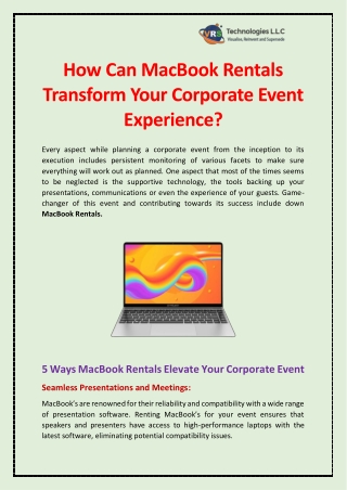 how can macbook rentals transform your corporate