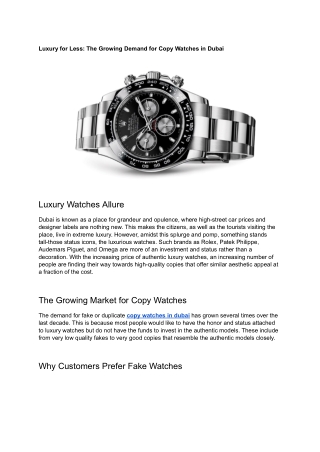 Luxury for Less_ The Growing Demand for Copy Watches in Dubai (1)