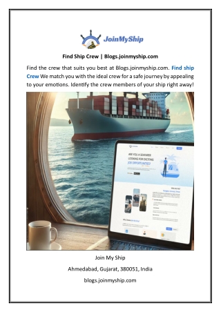 Find Ship Crew Blogs.joinmyship