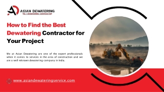 Asian Dewatering Your Complete Dewatering System Partner