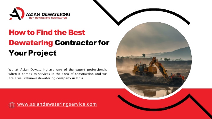 how to find the best dewatering contractor