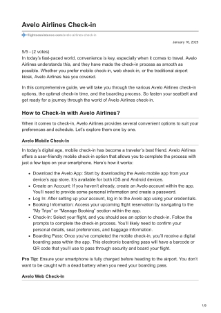 flightsassistance.com-Avelo Airlines Check-in