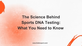 the science behind sports dna testing what