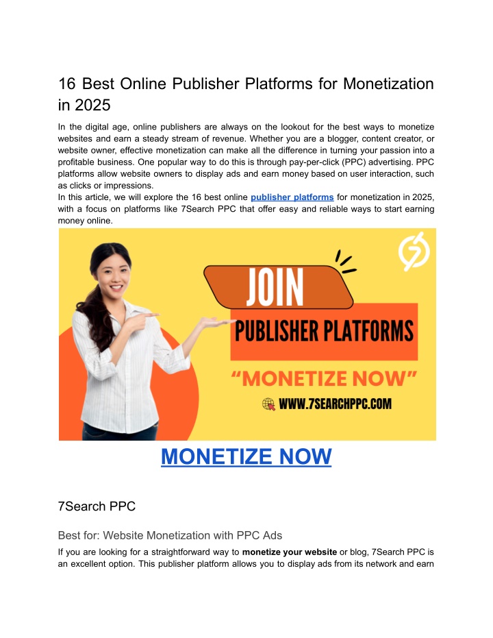 16 best online publisher platforms