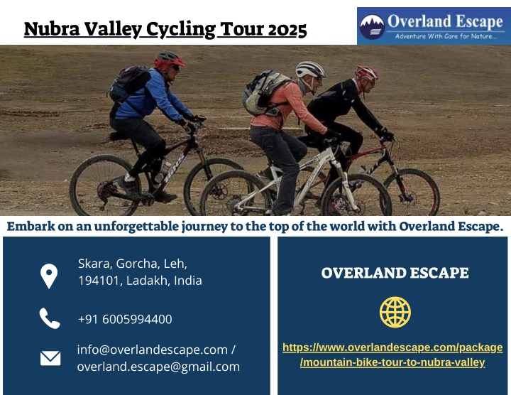 nubra valley cycling tour 2025