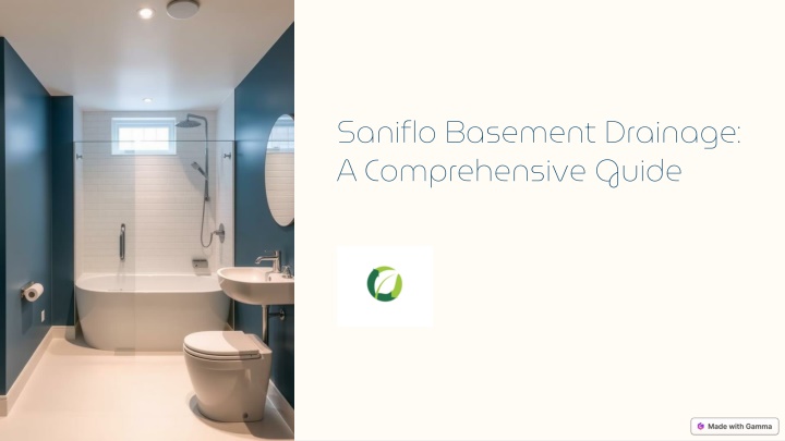 saniflo basement drainage a comprehensive guide