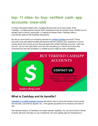top- 11 sites- to- buy- verified- cash- app accounts- (new-old)