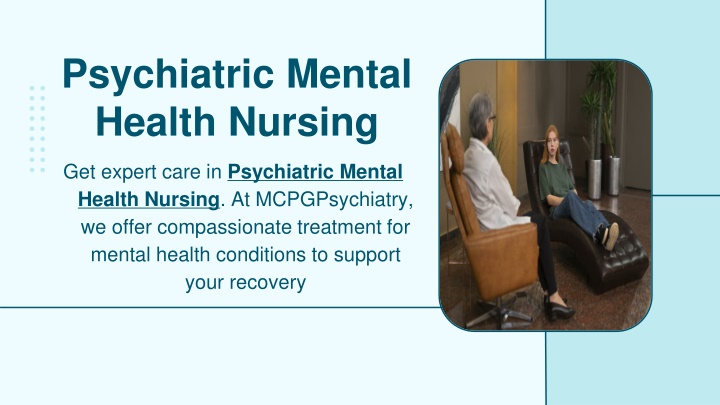 psychiatric mental health nursing