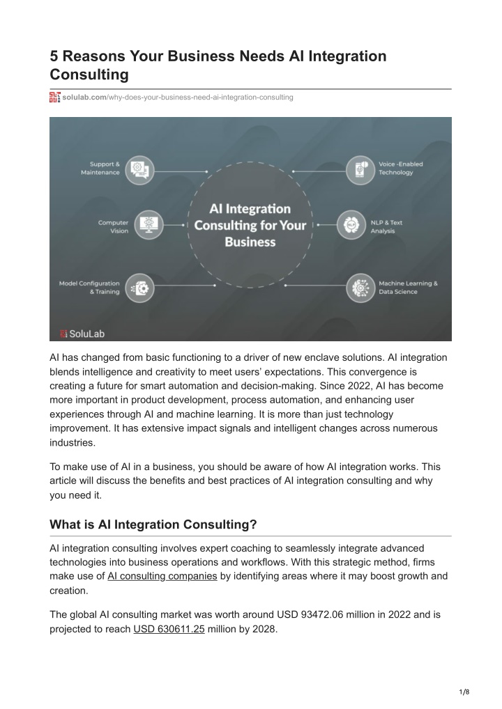 5 reasons your business needs ai integration