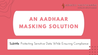 subtitle protecting sensitive data while ensuring