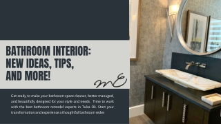 Revitalizing Bathroom Interior New Ideas, Tips, and More!