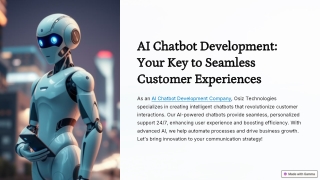 ai chatbot development your key to seamless
