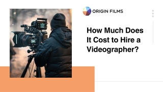 How Much Does It Cost to Hire a Videographer?