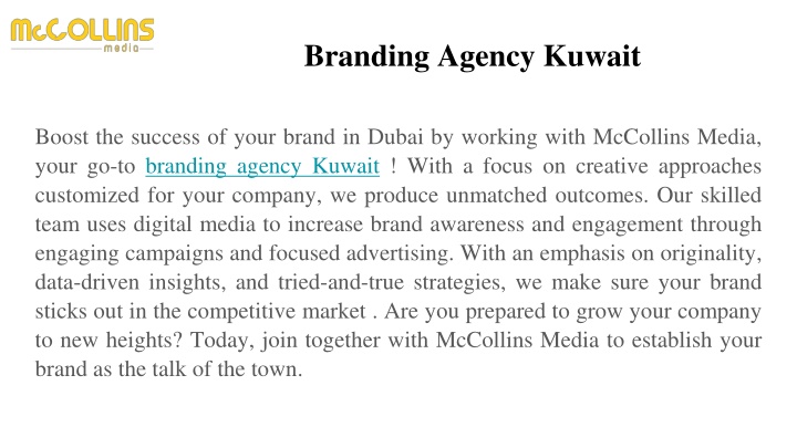 branding agency kuwait