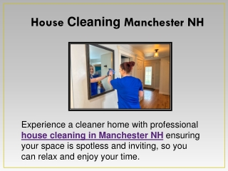 House Cleaning Manchester NH
