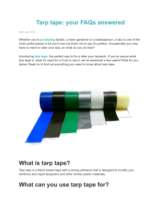 Tarp tape_ your FAQs answered (1)