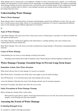 water damage can be a homeowner s worst nightmare