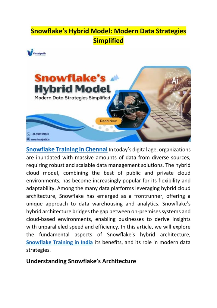 snowflake s hybrid model modern data strategies