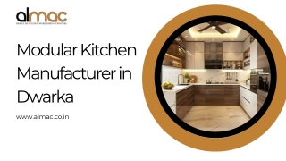 Leading Modular Kitchen Manufacturers in Dwarka