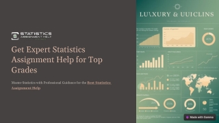 get expert statistics assignment help