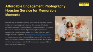 Affordable Engagement Photography Houston Service for Memorable Moments