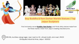 Buy Buddha & Ram Darbar Marble Statues