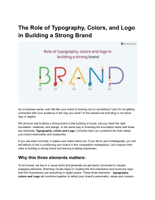 The Role of Typography, Colors, and Logo in Building a Strong Brand (1)