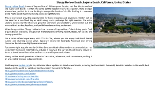 Sleepy Hollow Beach: Scuba Diving, Surfing & More in Laguna Beach, California