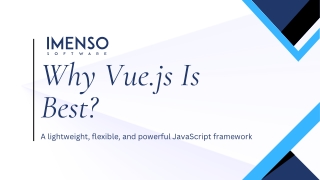 Why Vue.js Is Best?