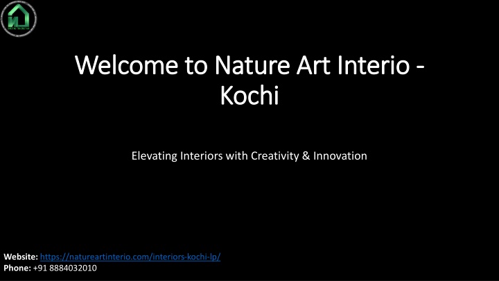 welcome to nature art interio kochi