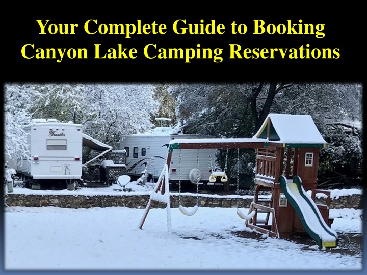 your complete guide to booking canyon lake