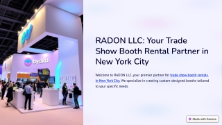 Your Trade Show Booth Rental Partner in New York City