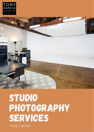 Best Studio Photography Services—Tony Garcia