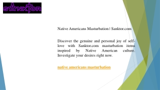 native americans masturbation sanktor com