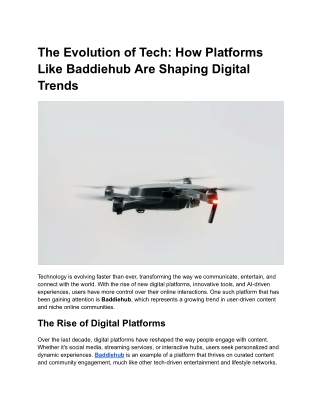 The Evolution of Tech_ How Platforms Like Baddiehub Are Shaping Digital Trends