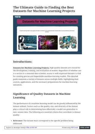 the ultimate guide to finding the best datasets