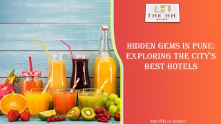 Hidden Gems in Pune Exploring The City's Best Hotels